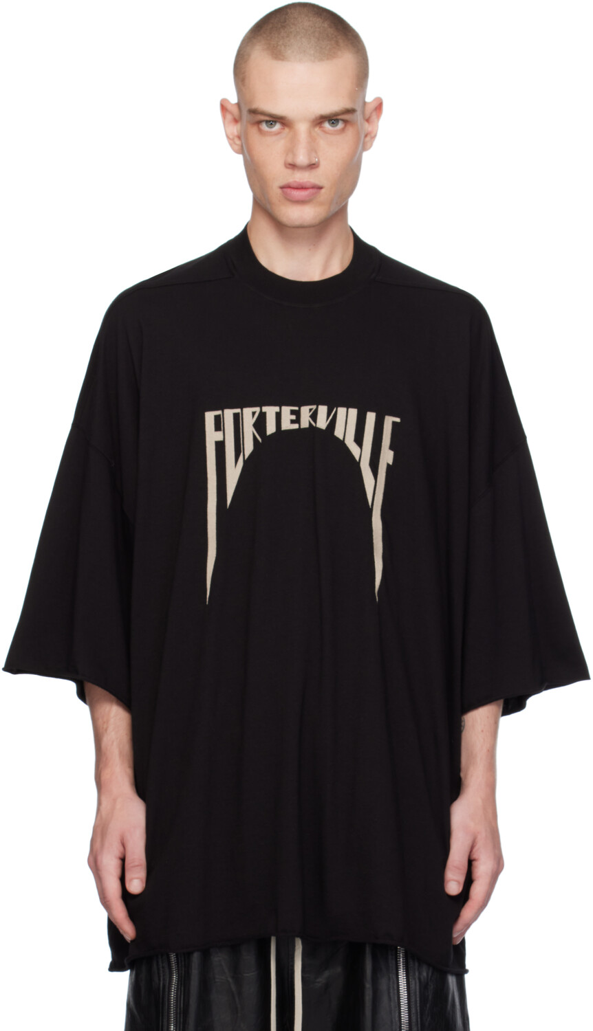 

Черная футболка Porterville Tommy Rick Owens