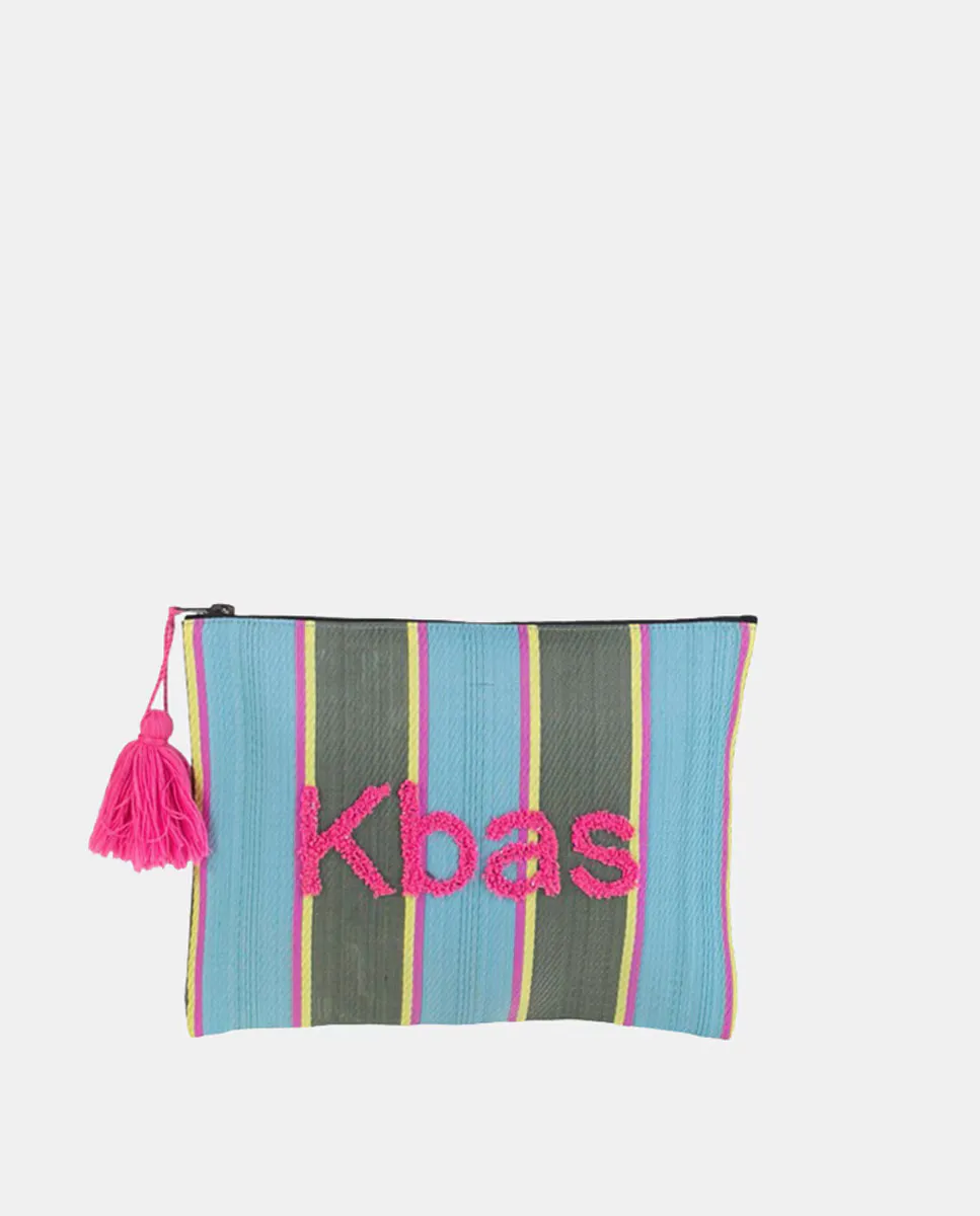 

Полосатая косметичка Kbas, мультиколор