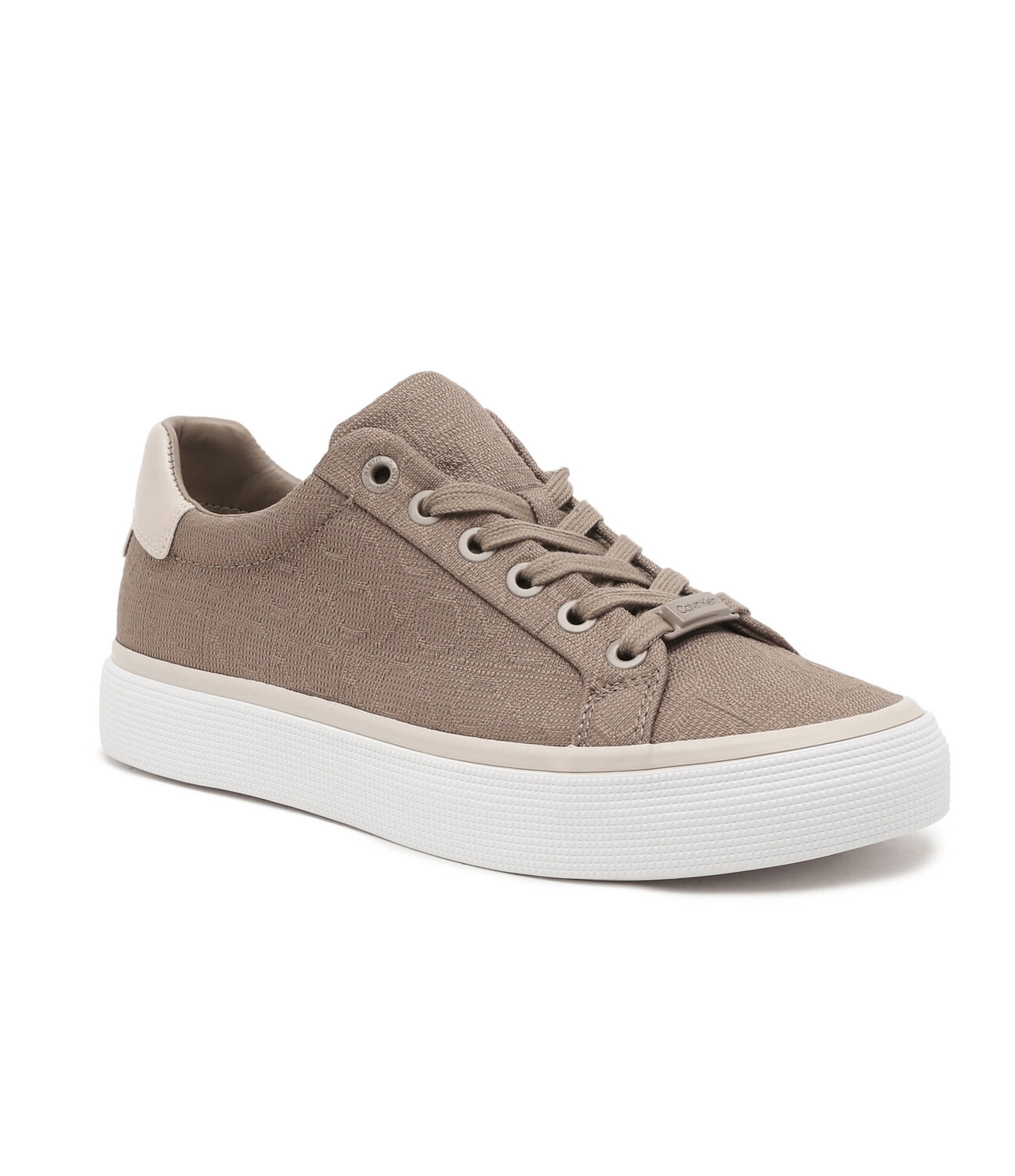 

Кеды Calvin Klein VULC LACE UP DIAM FOX MONO JACQ, коричневый