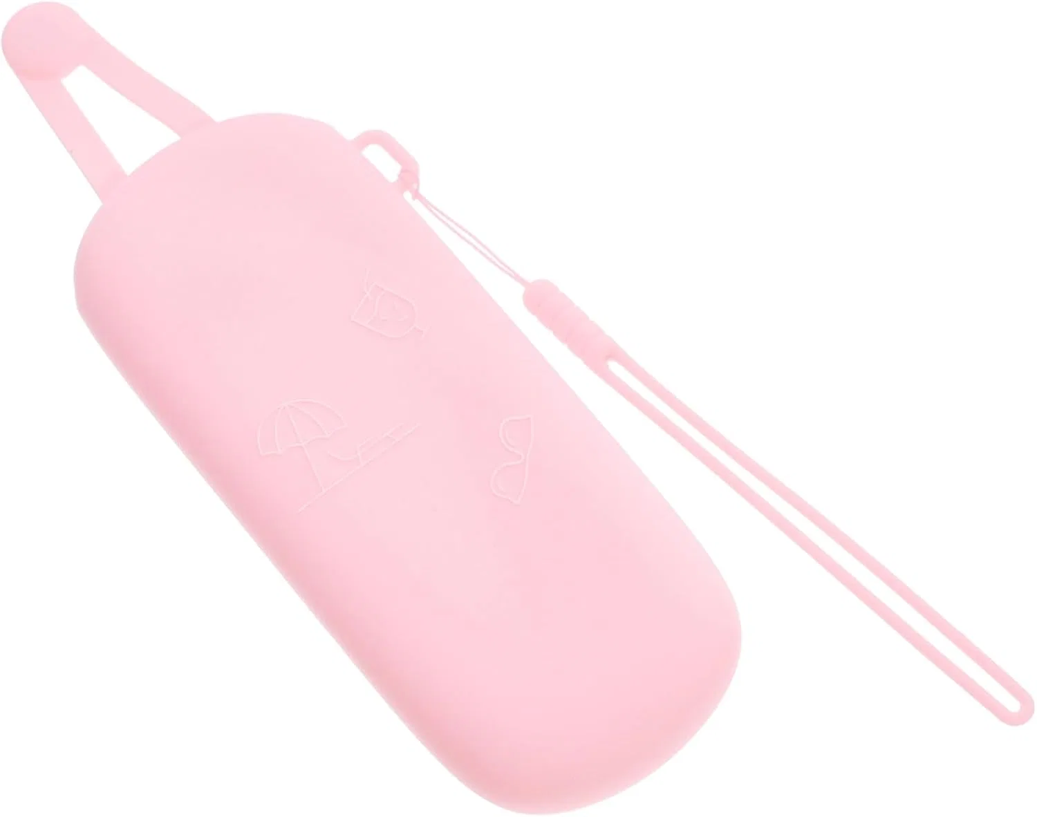 Косметичка POPETPOP из силикона розовая 18x7.5x1 см
