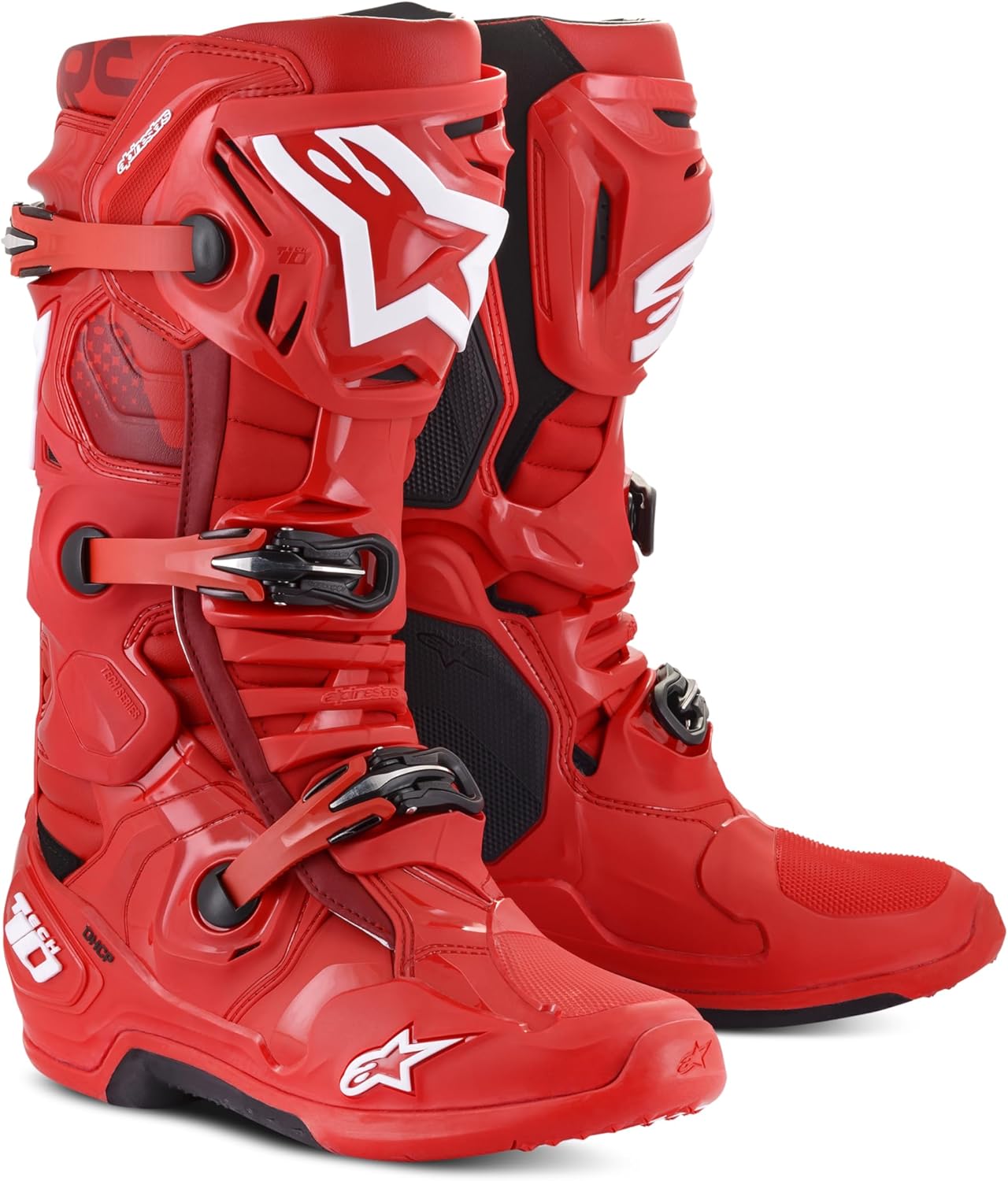 Мужские ботинки Alpinestars Tech-10, красный — фото 2