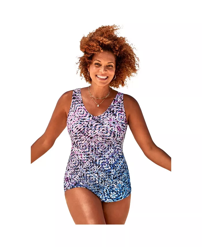 

Женский купальник-саронг One Piece Swimsuits for All, синий