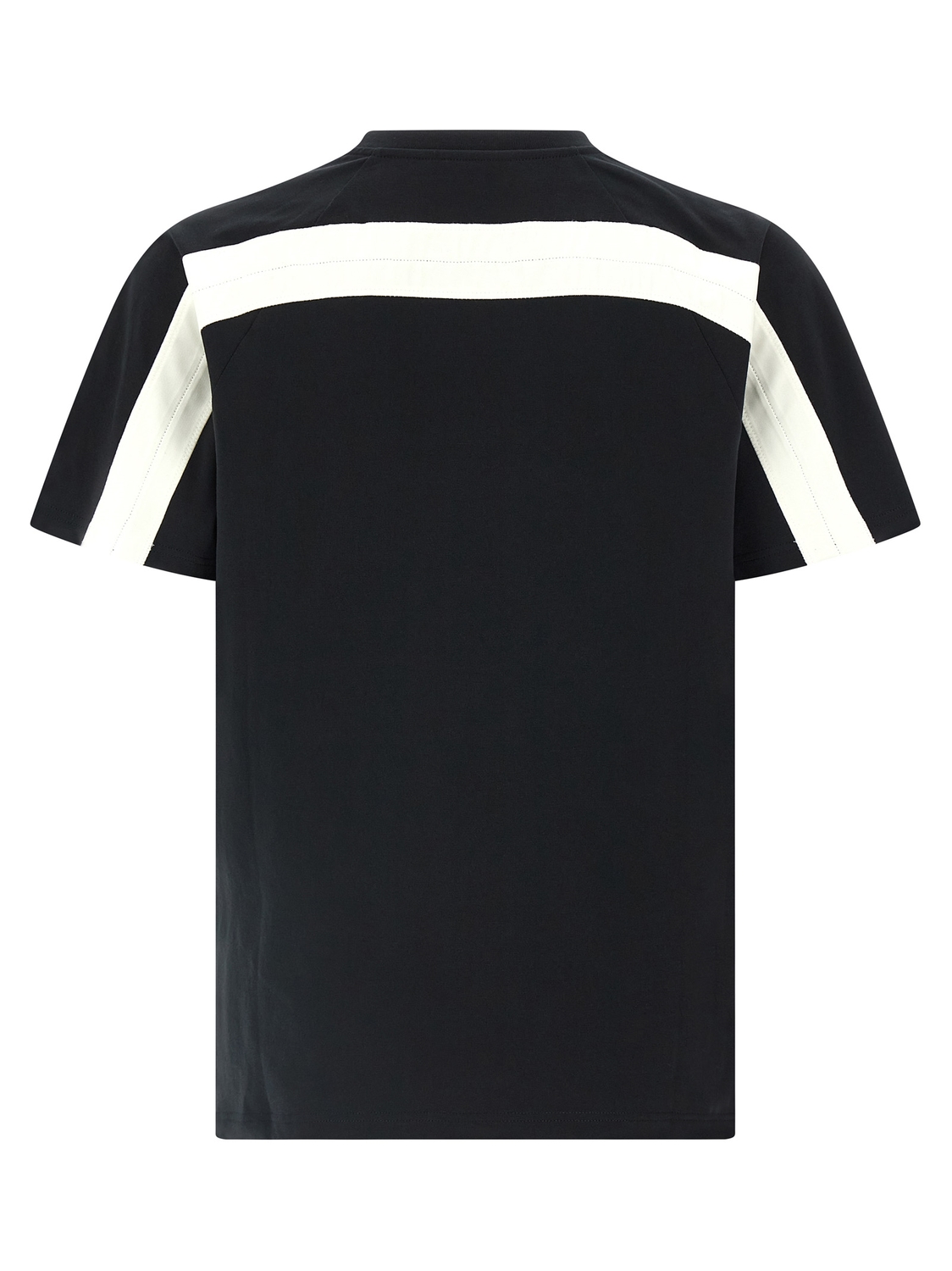 Футболка с сатиновыми вставками Givenchy, белый/черный — фото 2