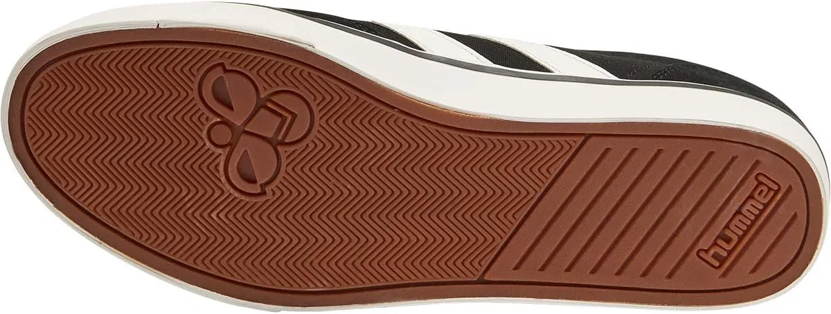 Кроссовки Hummel Stadil 3.0 Classic Low для дома, черно-бело-желтые, артикул 206044-2001, EU — фото 2