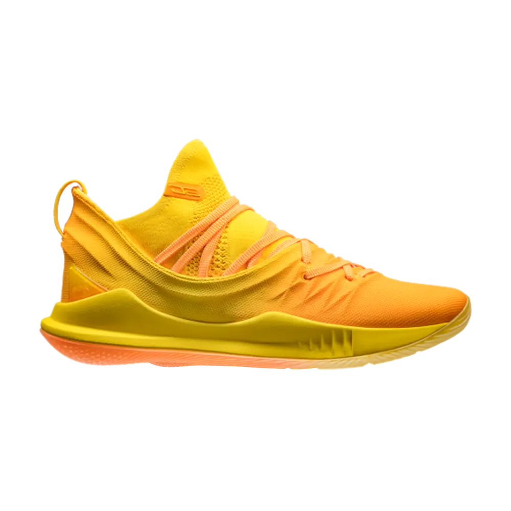 Кроссовки Curry 5 Under Armour, желтый