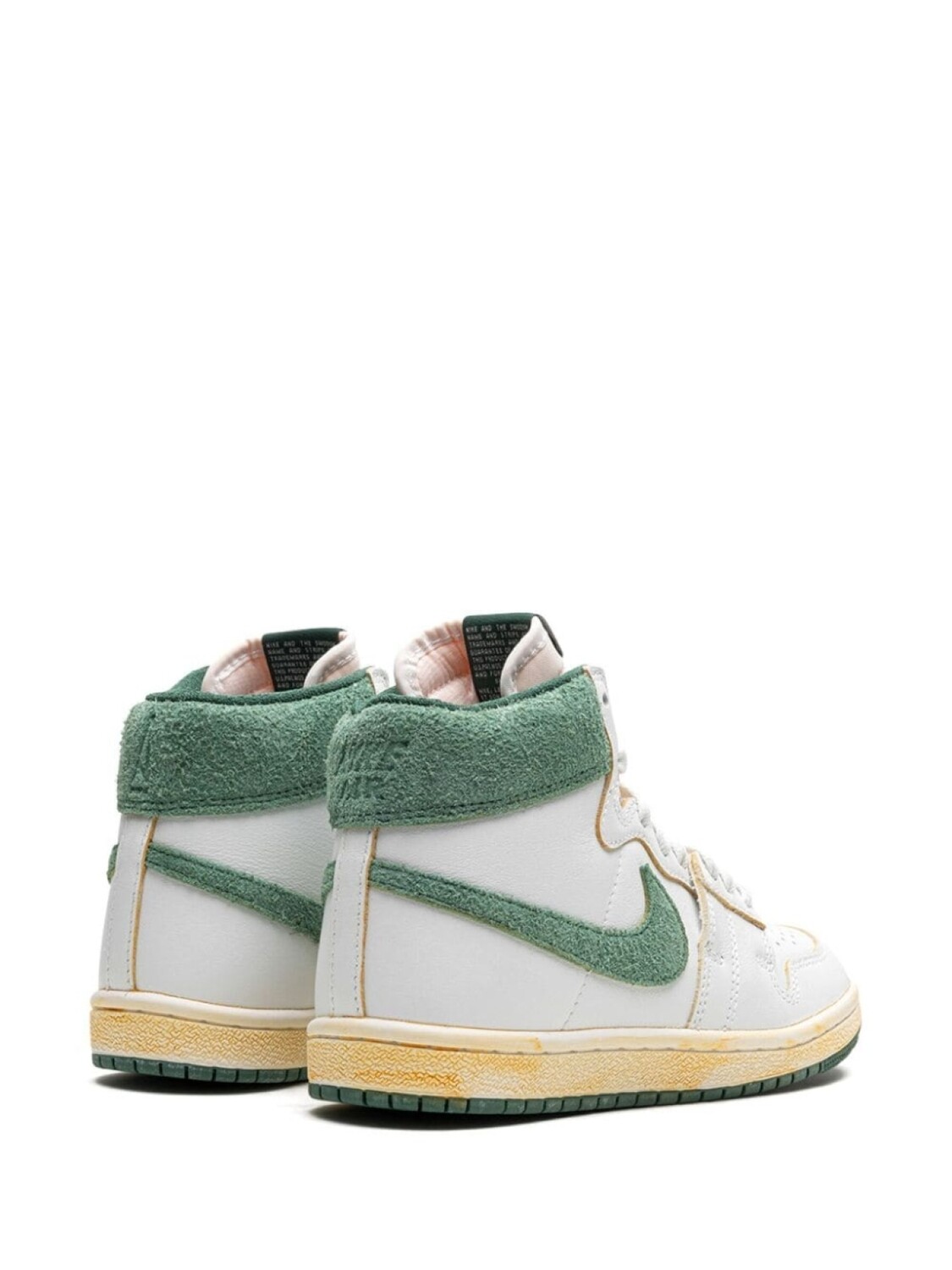 Jordan высокие кроссовки Air Ship PE x A Ma Maniere, белый — фото 3