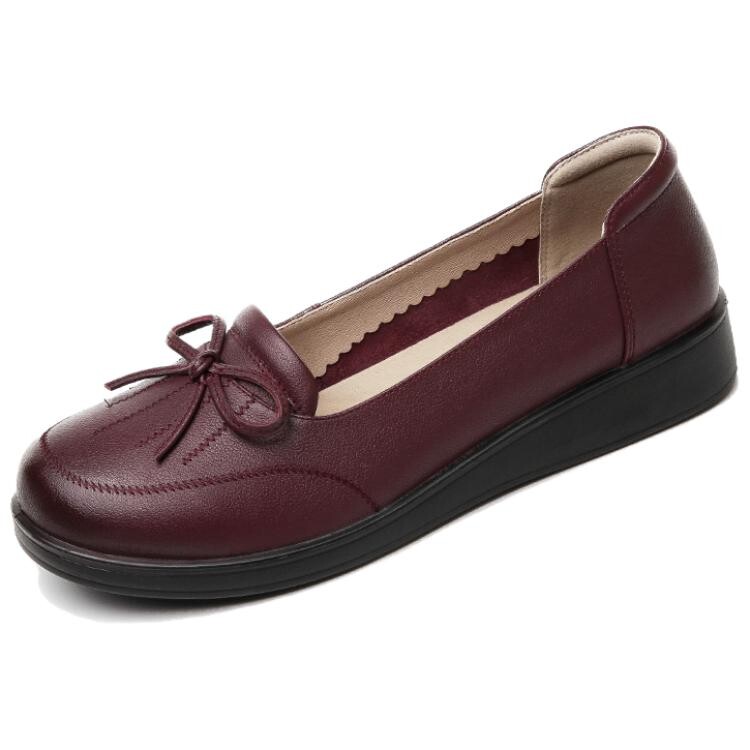 Туфли женские повседневные Women's Casual Shoes Women's Cigna, цвет Burgundy — фото 3
