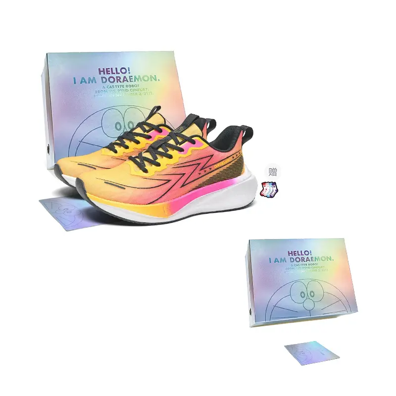 

Doraemon Дораэмон Низкие Беговые Кроссовки Унисекс — Лимитированная Серия Звёздная Пудра, цвет Starry Powder Box Limited Edition