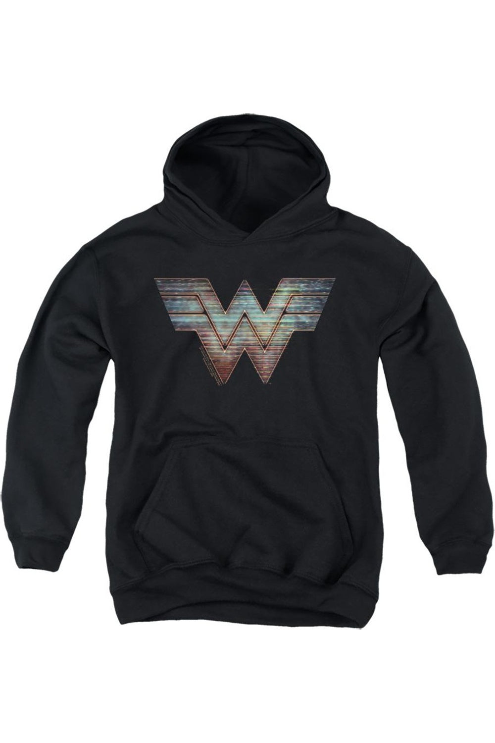

Толстовка с капюшоном Wonder Woman 84 Static Logo для детей Gildan, черный