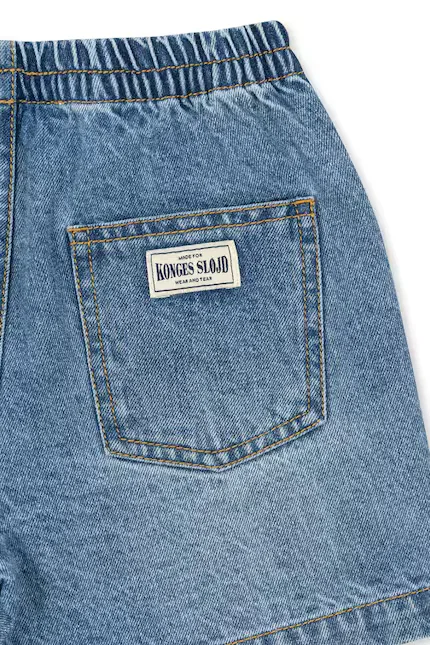 Шорты джинсовые Magot Denim Shorts GOTS Konges Sløjd, синий — фото 3