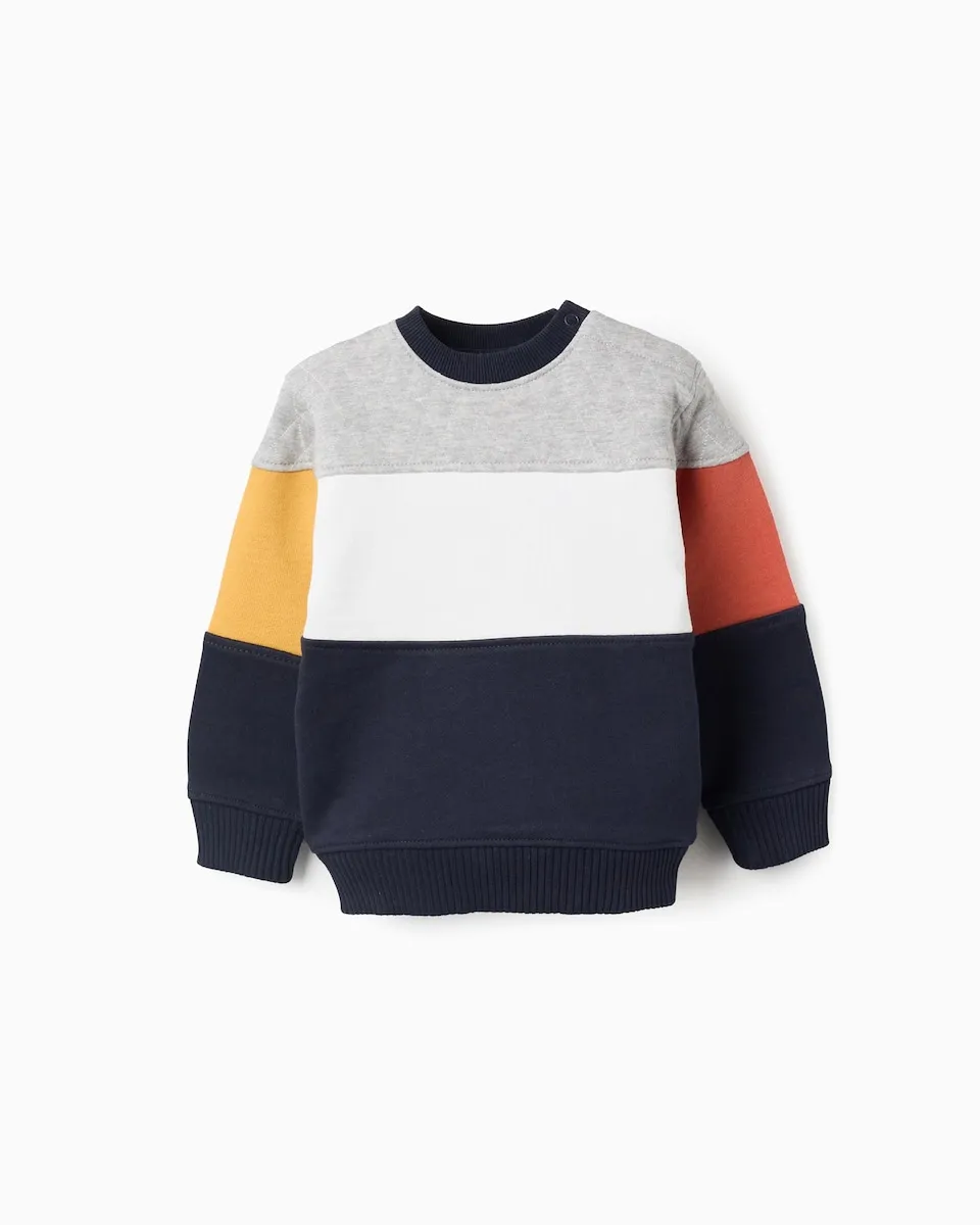 

Детская толстовка 100% хлопок Zippy, темно-синий