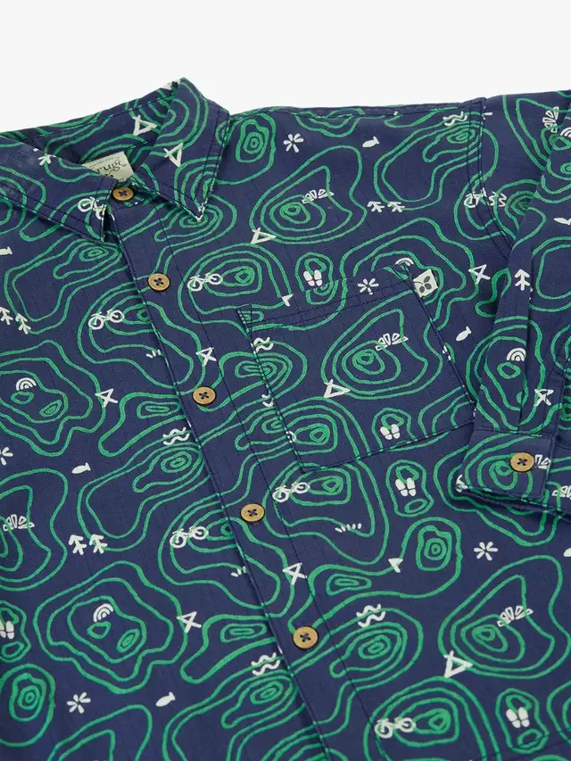 Детская куртка Henry Shacket, разноцветная Frugi — фото 3