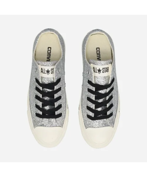 Унисекс кеды из глиттера CONVERSE ALL STAR GT OX серебряные — фото 2