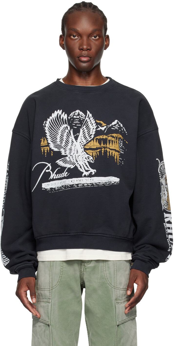 

Толстовка с черным флагом-вымпелом Rhude