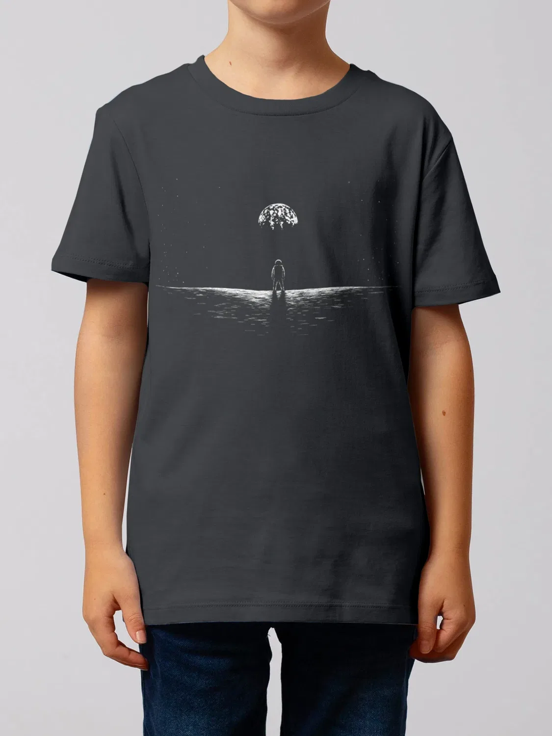 Футболка хлопковая Wat? Apparel, серый