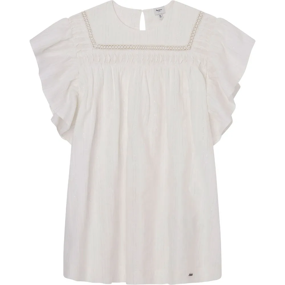 

Платье с коротким рукавом Pepe Jeans Quera, бежевый