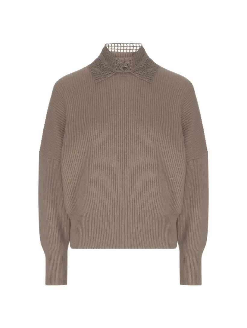 

Кашемировый свитер Brunello Cucinelli, коричневый