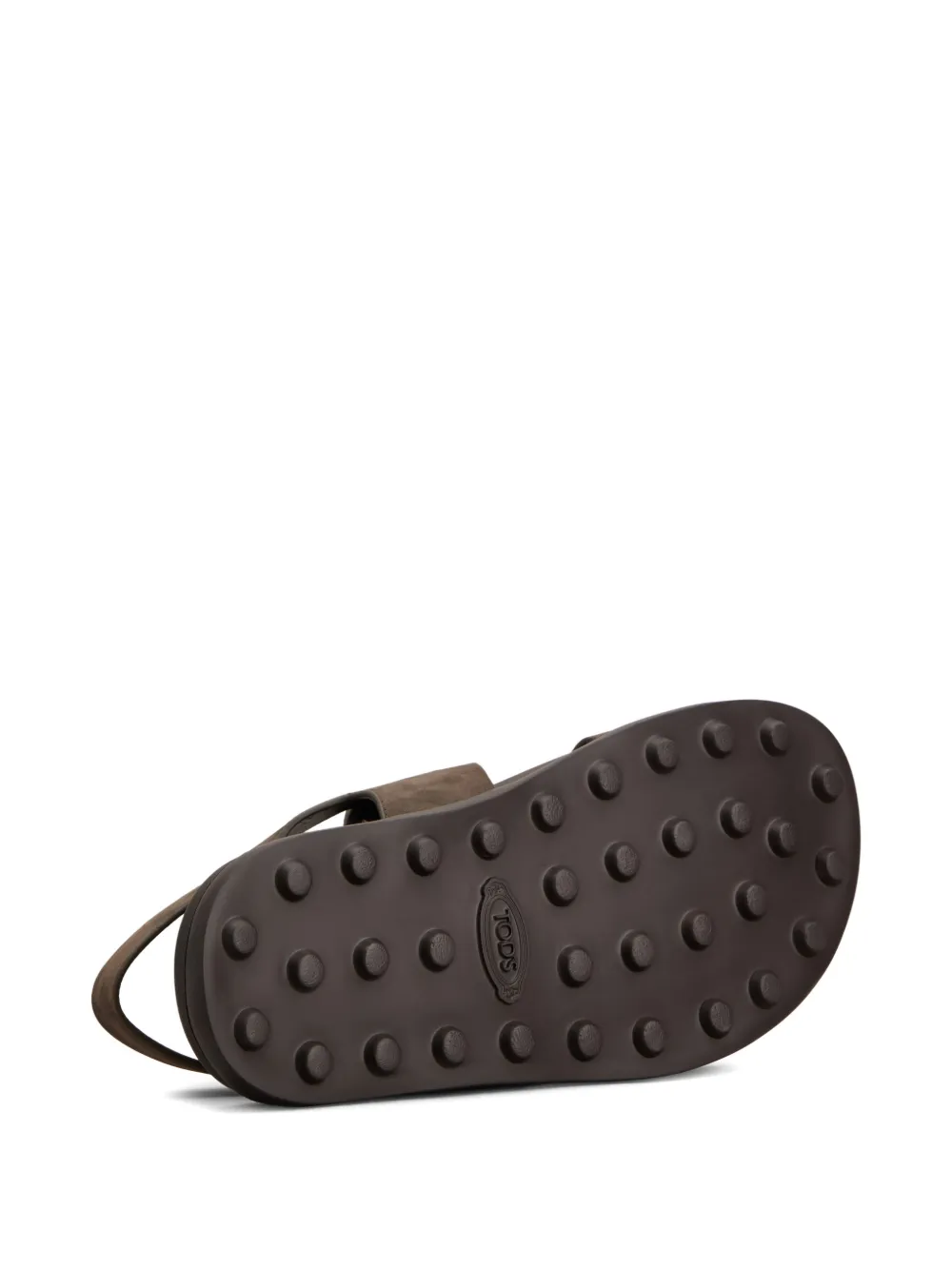 Босоножки с ремешками TOD'S, коричневый — фото 4
