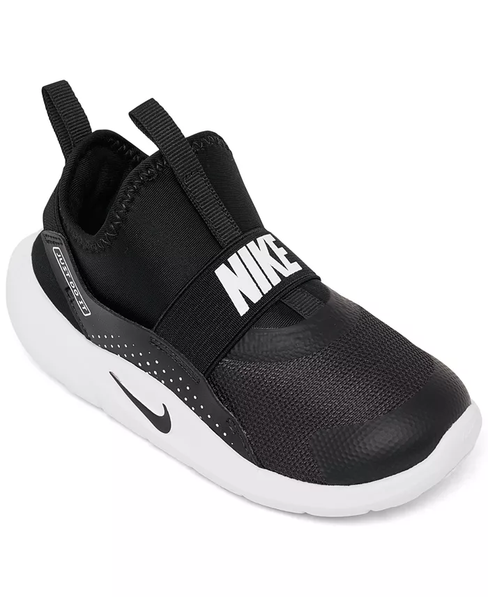 

Детские беговые кроссовки Flex Runner 4 Slip-On от Finish Line Nike, черный