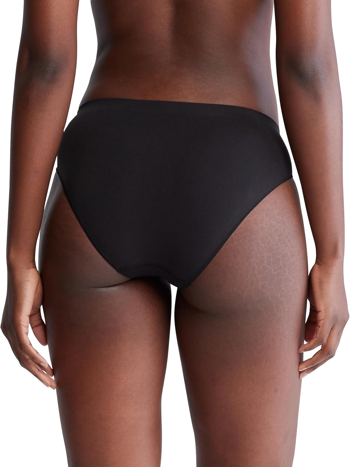 Женский комплект из трех бесшовных купальников-бикини Calvin Klein Bonded Flex со средней посадкой, Black/ Black/ Black — фото 2