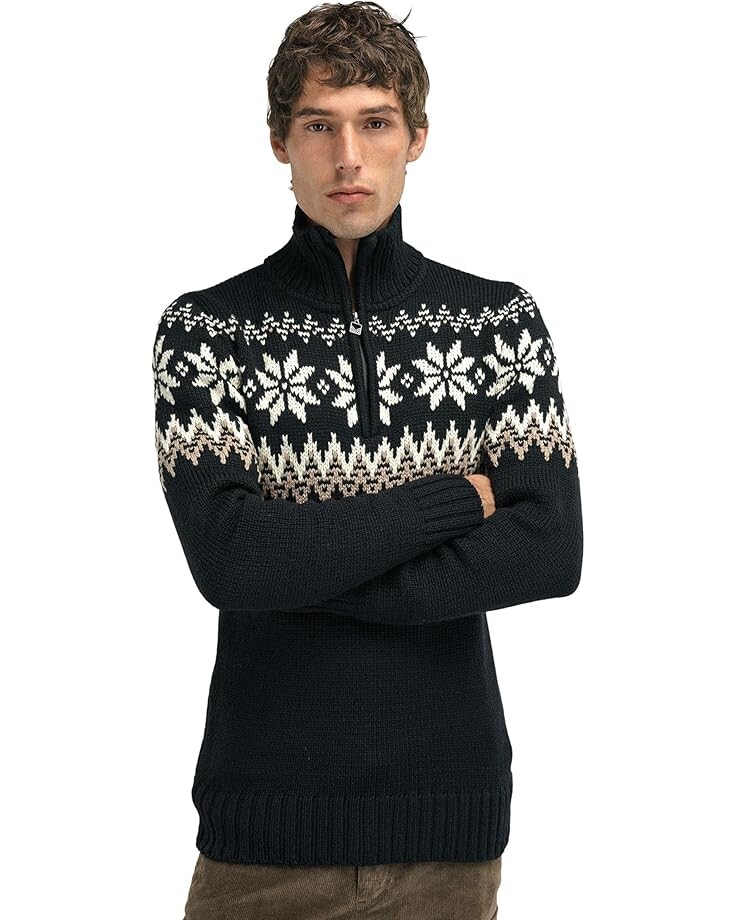 

Свитер Dale of Norway Myking Sweater, цвет Black/Brown/Off-White