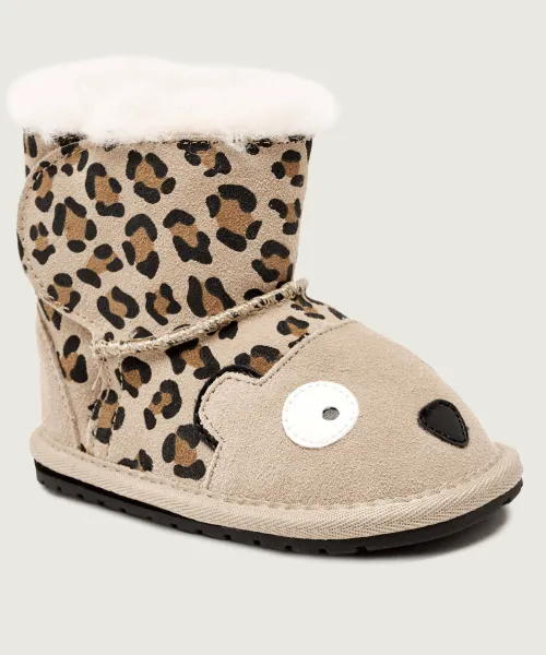 

Кожаные туфли Cheetah Walker First Steps Emu Australia, бежевый
