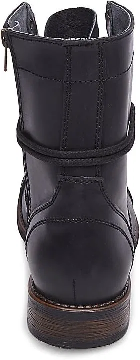 Мужские армейские ботинки Steve Madden Troopah-c, Black Leather — фото 3