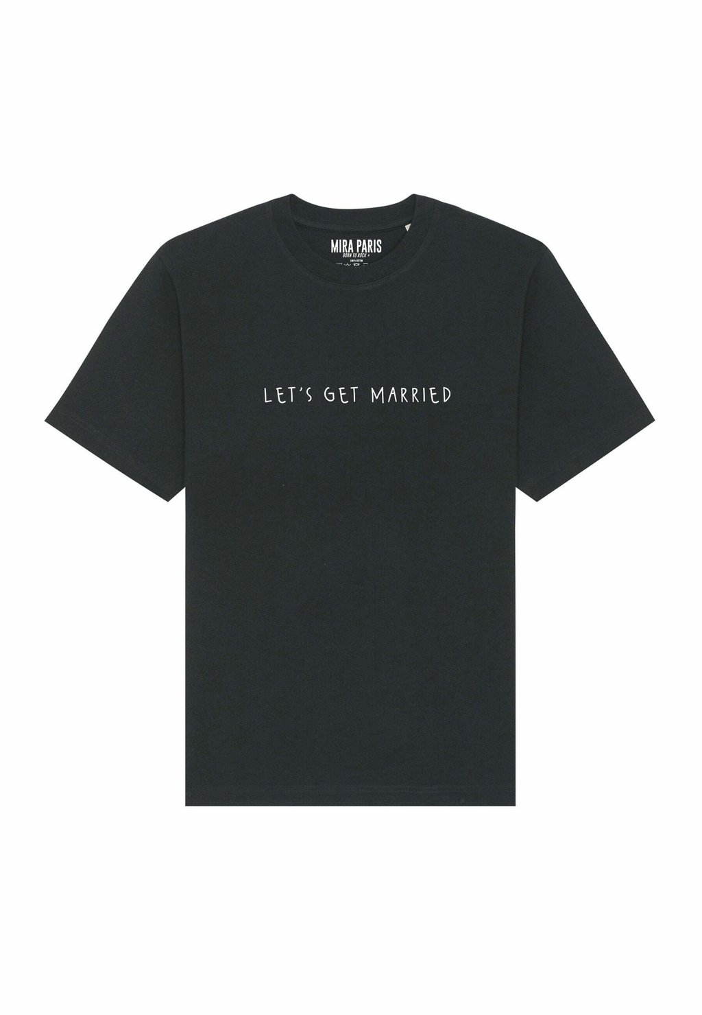

Футболка с принтом LETS GET MARRIED PRINT HEAVYWEIGHT Mira Paris, черный