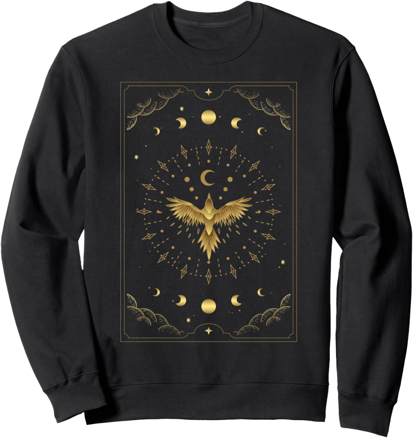 

Толстовка с изображением ворона из колоды Таро, черная Tarot The Crow, Черный, Толстовка с изображением ворона из колоды Таро, черная Tarot The Crow