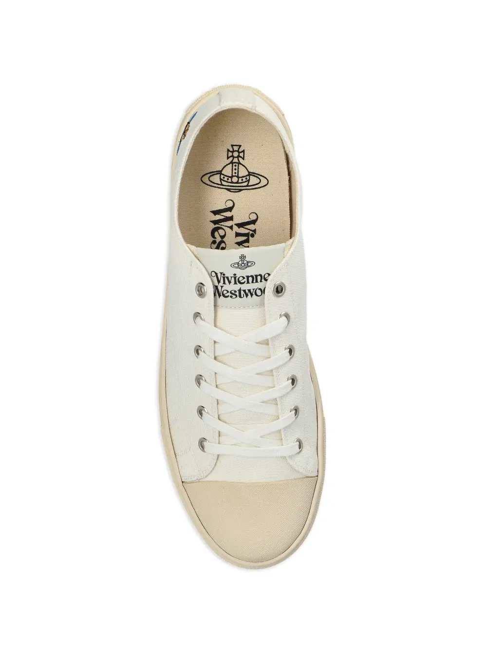 Низкие кроссовки Plimsoll Vivienne Westwood, белый — фото 3
