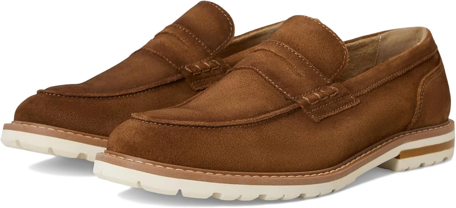 Слипоны Stacy Adams Hopkins Penny для Херрена, Brown Suede