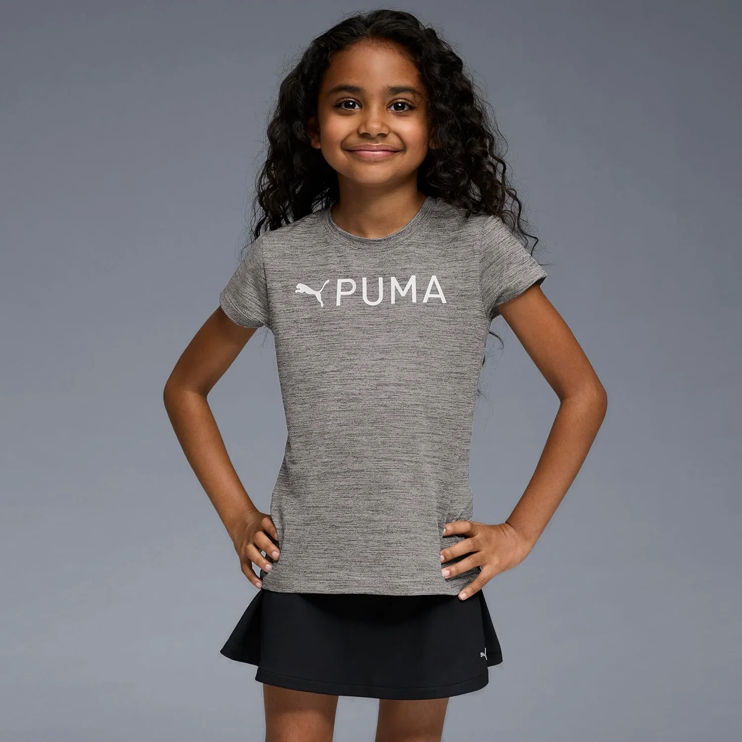 Футболка детская PUMA Active Essentials, серая — фото 2