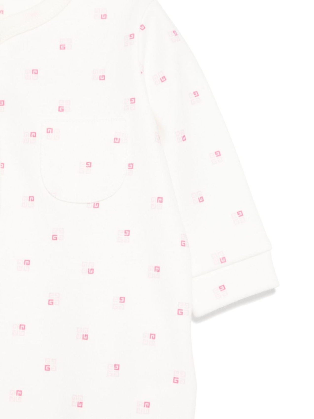 Givenchy Kids пижама с принтом 4G, белый — фото 3