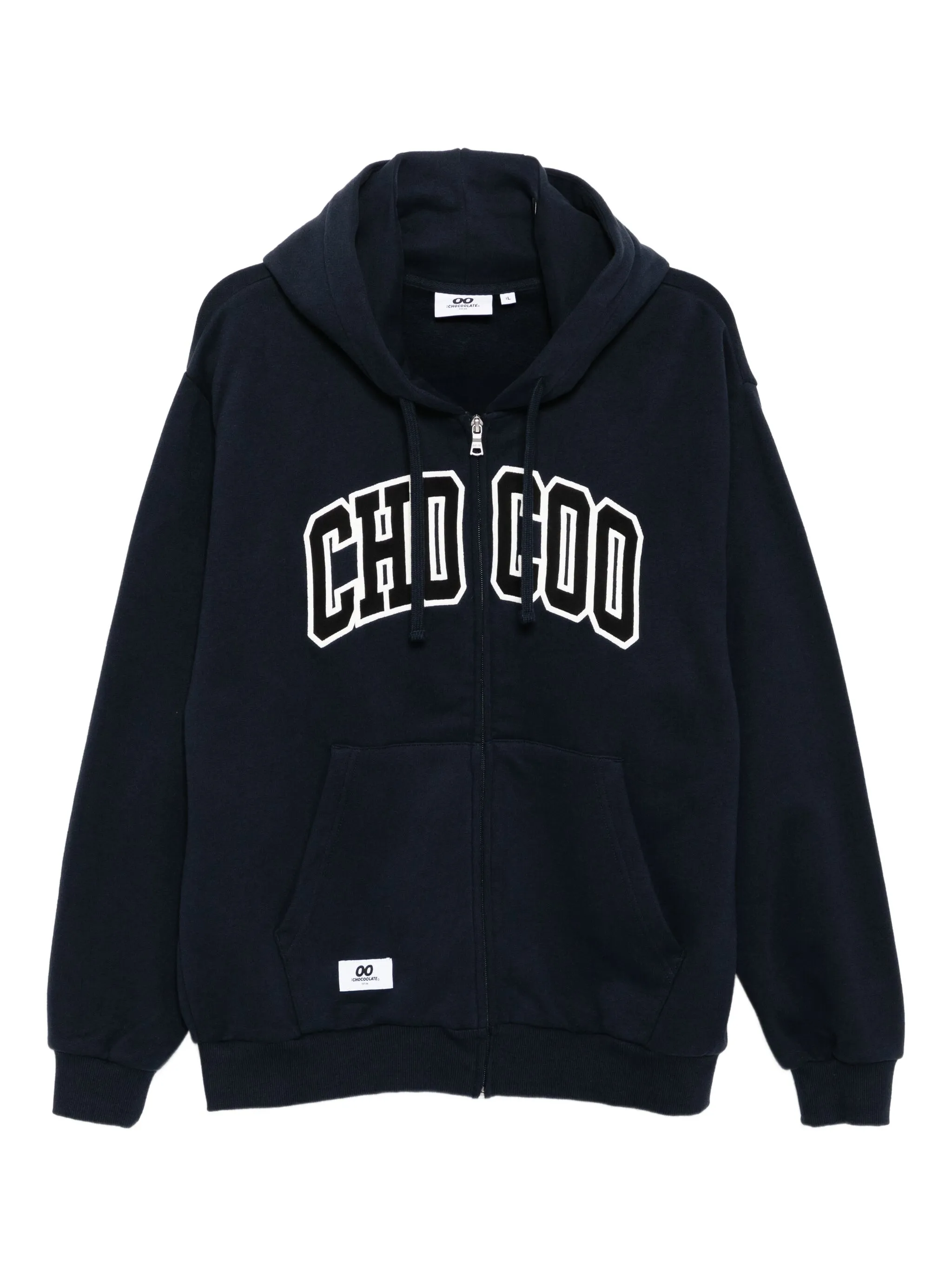 

Худи с вышитым логотипом Chocoolate, синий