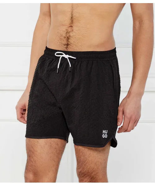 

Плавки-Шорты Chaffle Regular fit Hugo Bodywear, черный