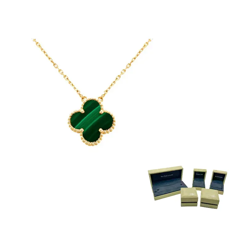 

Van Cleef & Arpels Ожерелье 2010-х годов из желтого золота 18 карат Alhambra