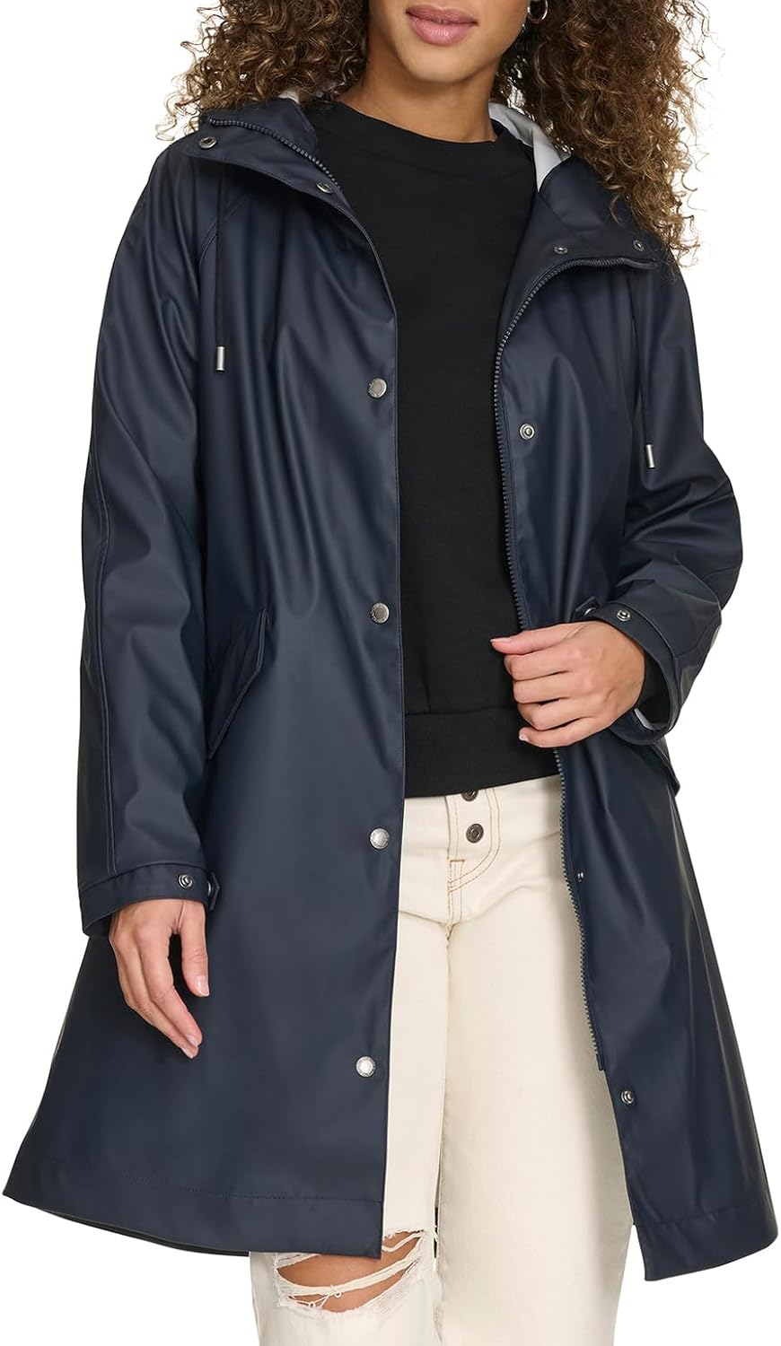 

Levi's Женская куртка-дождевик с регланными рукавами, Navy
