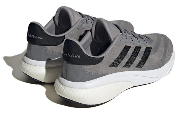 Кроссовки Adidas Supernova 3 Running Shoes 'Grey Core Black White', цвет grey three / core black / cloud white — фото 4