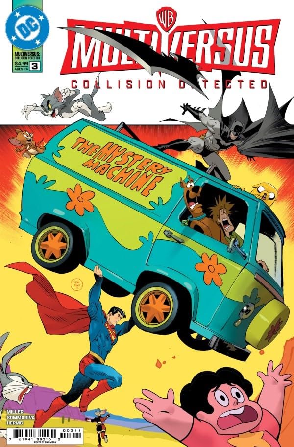 

MultiVersus Collison Detected #3 Dan Mora Main Cover with Rated Comics Acrylic Backer (Rated Comics)