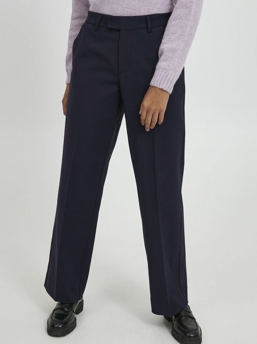 

Брюки из ткани pzbindy Pulz Jeans, синий