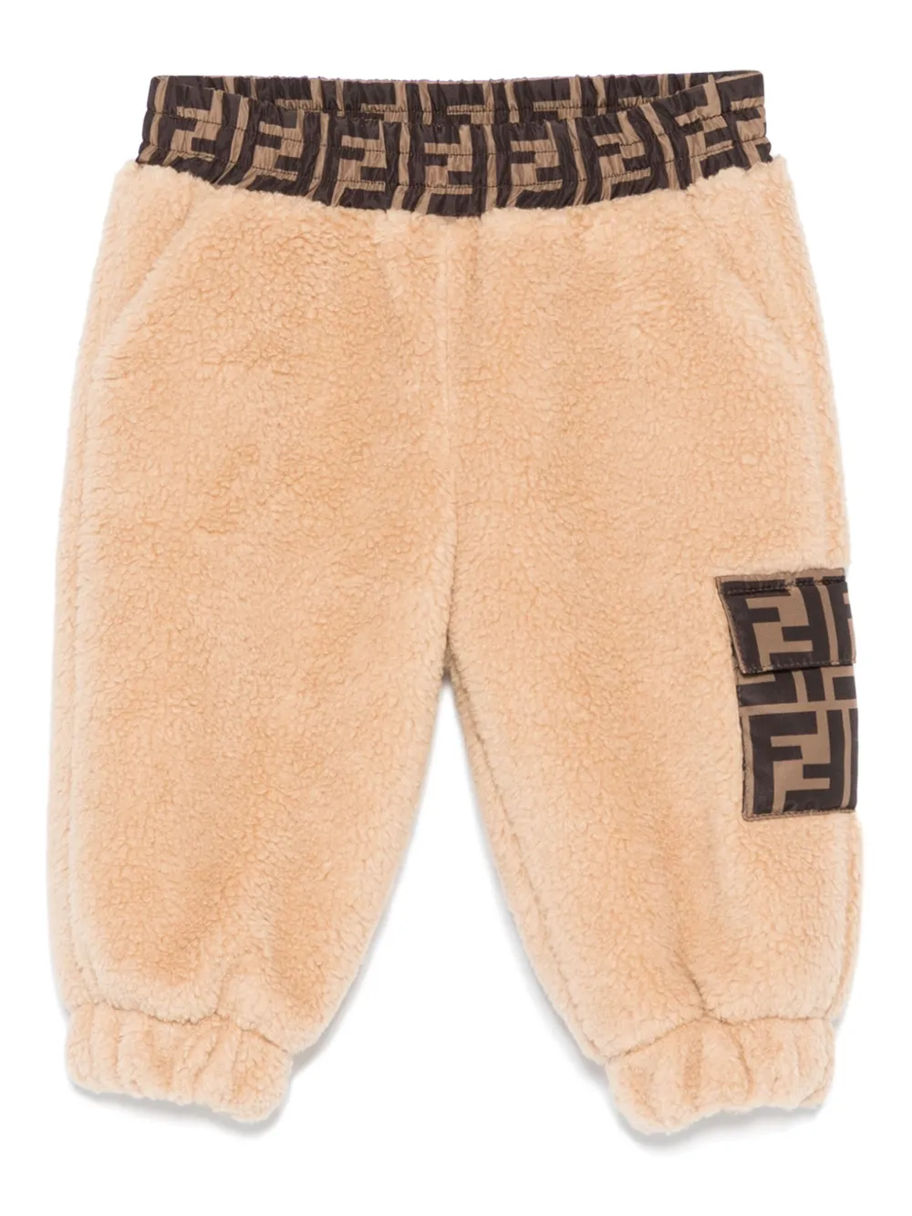 

Брюки Zucca с монограммой FENDI KIDS, нейтральный