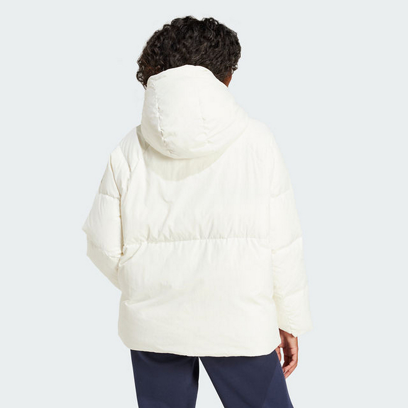 Куртка пуховая женская белая Adidas Sportswear FW24 — фото 4