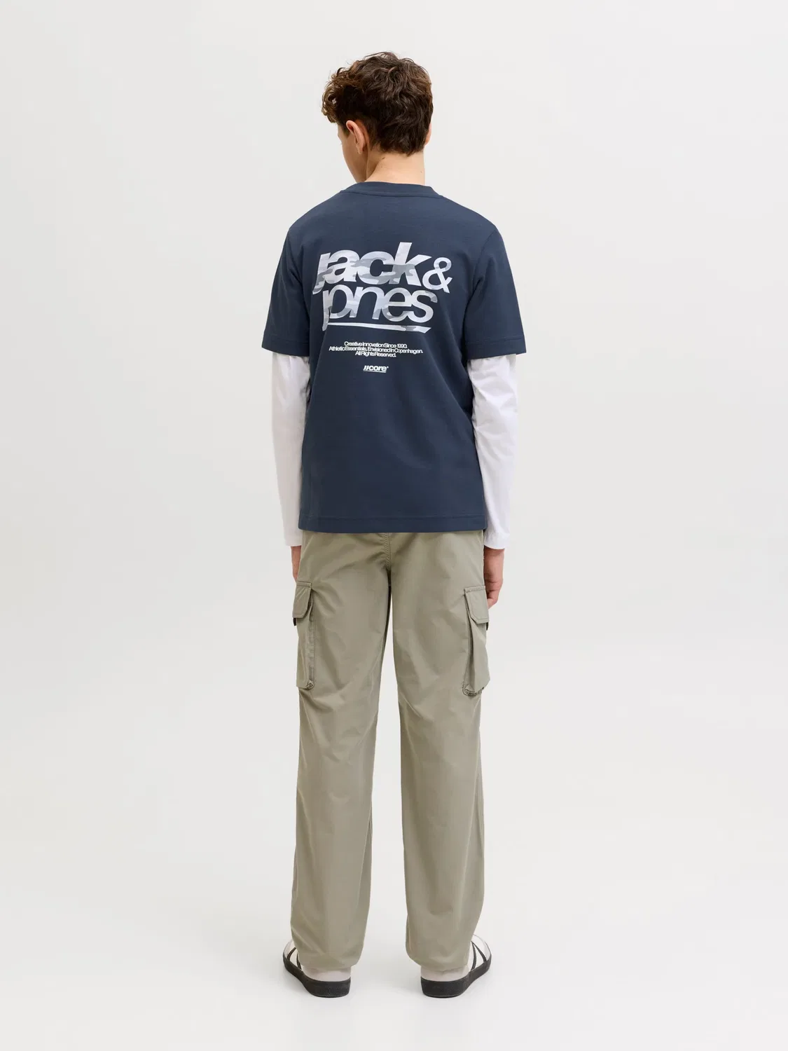 Футболка 'JCOBreeze' Jack & Jones Junior, Night Blue — фото 4