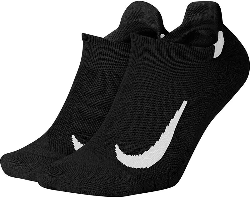 

Носки для бега без показа Nike Multiplier, 2 пары, черный