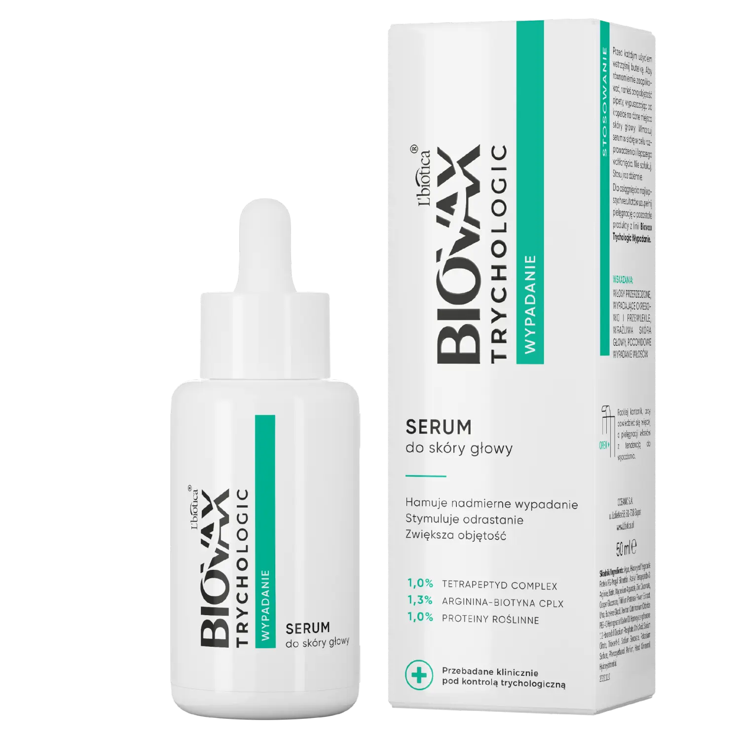 

Сыворотка для кожи головы против выпадения волос Biovax Trychologic, 50 мл