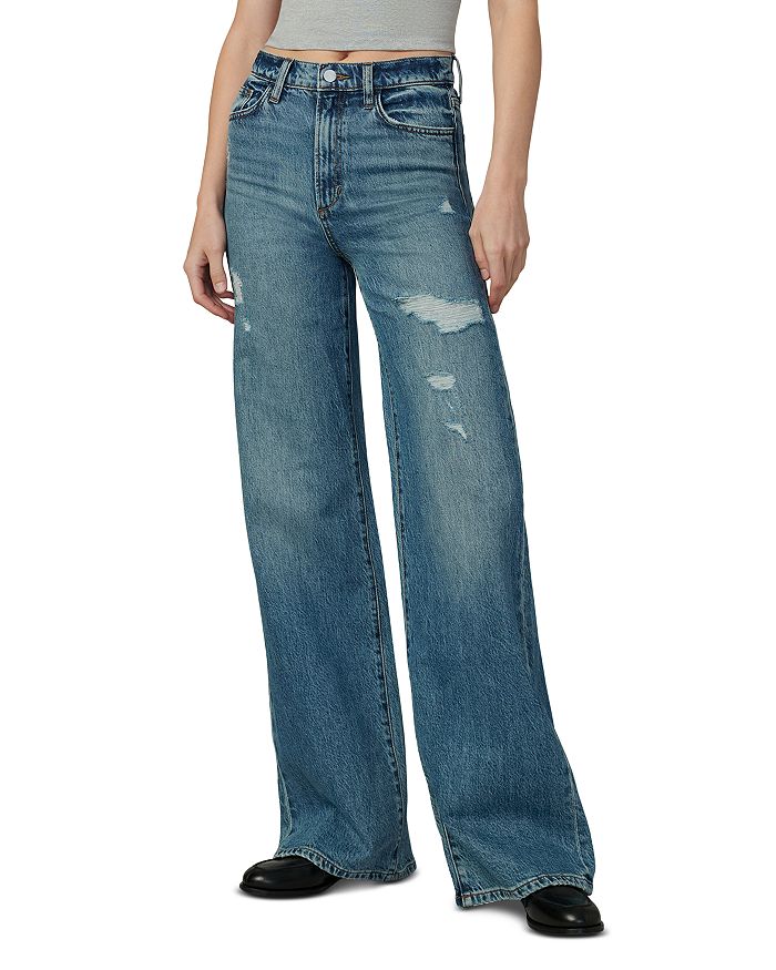 

Джинсы Mia High Rise Wide Leg в Showdown Destruct Joe's Jeans, синий