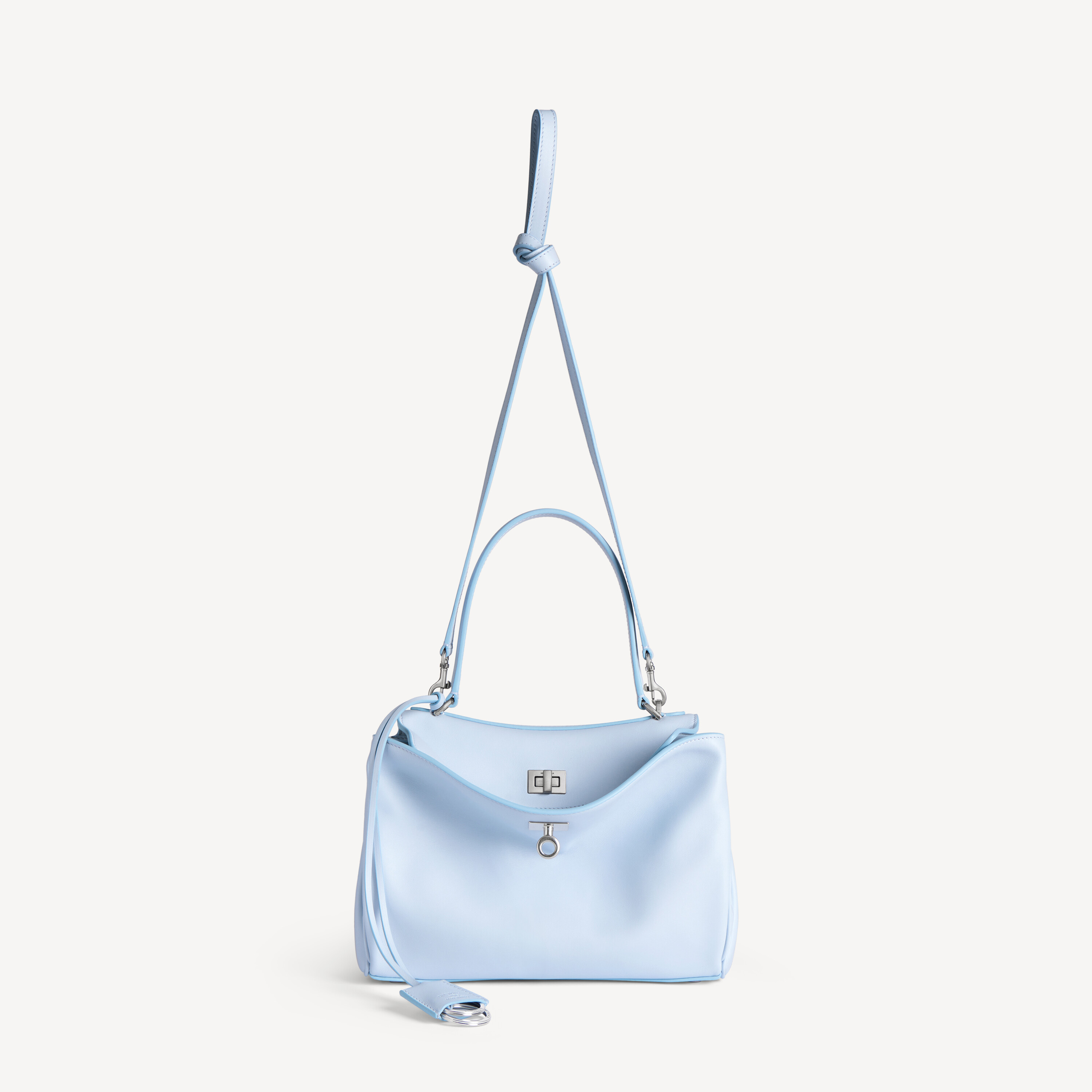 BALENCIAGA Женская сумка Rodeo Small в цвете "облачно-голубой" — фото 4