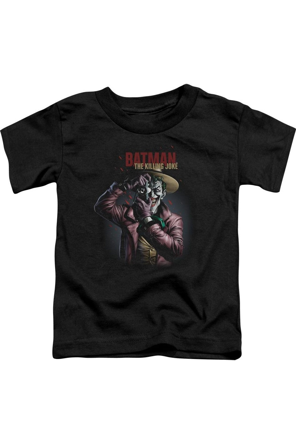 

Футболка с коротким рукавом для малышей Batman Killing Joke Camera Gildan, черный