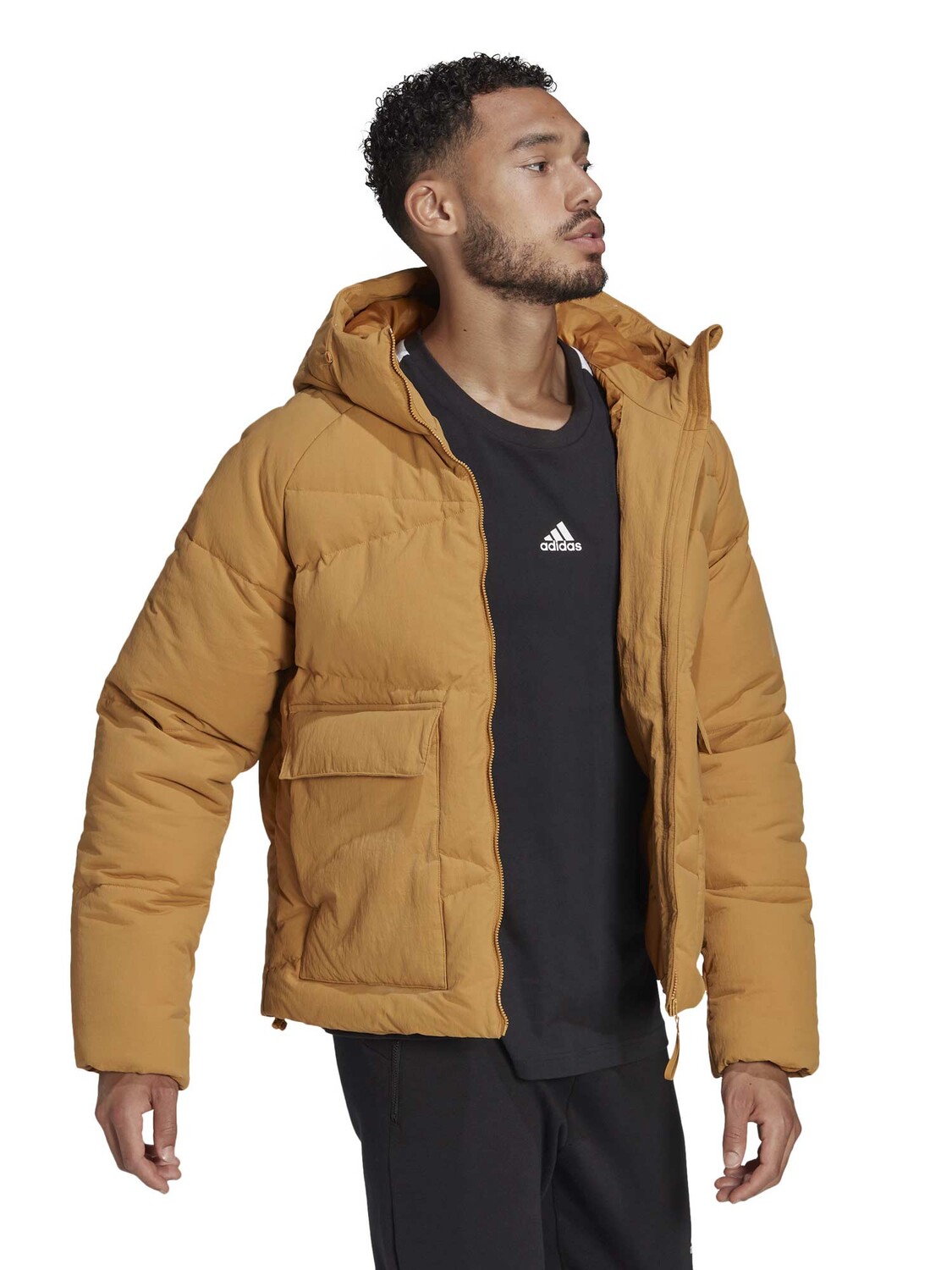 

Куртка Adidas Sportswear Big Baffle Down, коричневый
