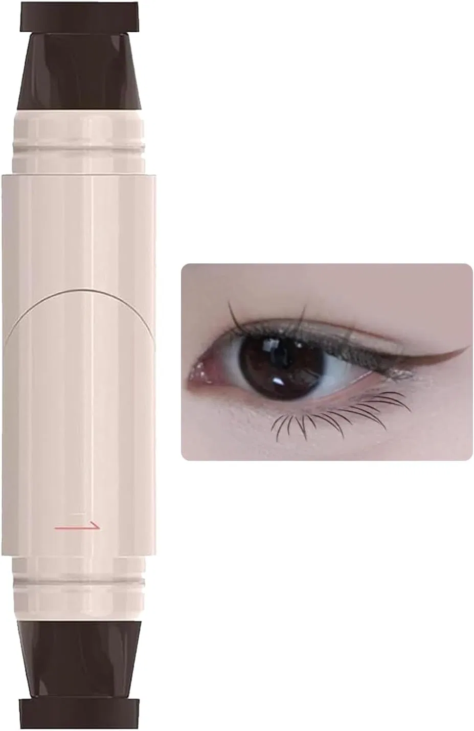 Подводка для глаз Winged Eyeliner Mark, коричневая, 1 шт.